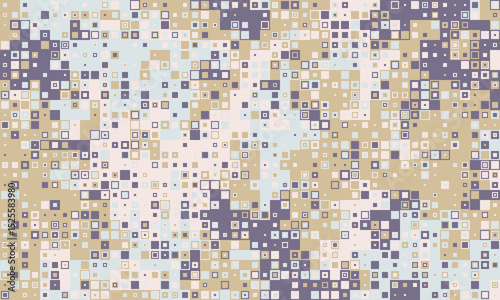 Abstract mosaic of pastel squares.  Versatile background perfect for websites, presentations, or print projects.  Subtle color palette evokes calm and sophistication.