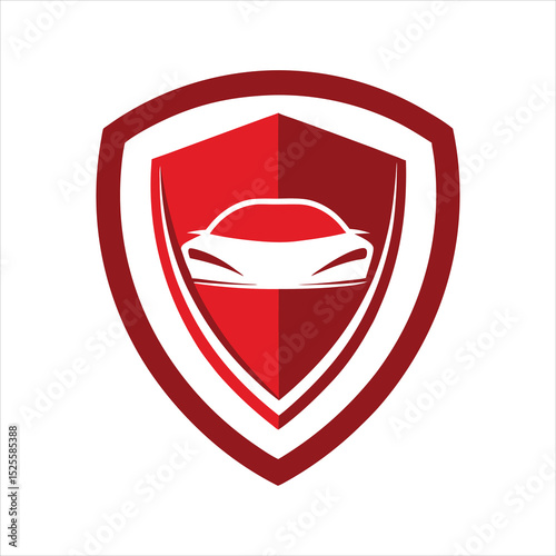 Cool Automotive Shield Logo Vector Design