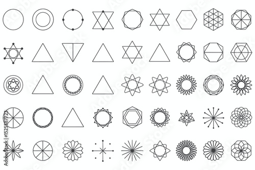 Hand-drawn doodle alphabet vector icon set with colorful design elements and communication symbols