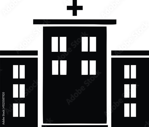 Hospital Building Icon
