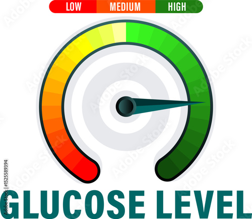 Glucose level. Monitoring and Managing Your Blood Sugar Levels for Optimal Health vector