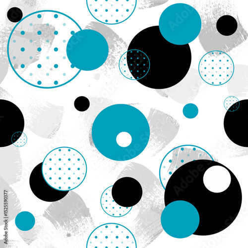 Dots & Circles Teal