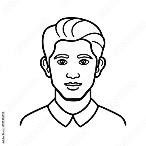 man face vector illustration