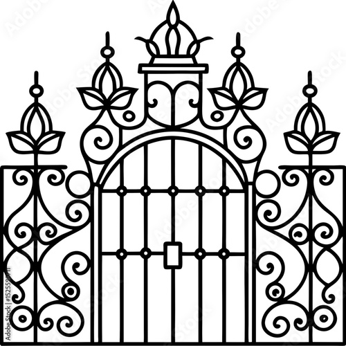 wrought iron gates