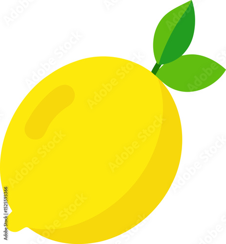 vector illustration of lemon