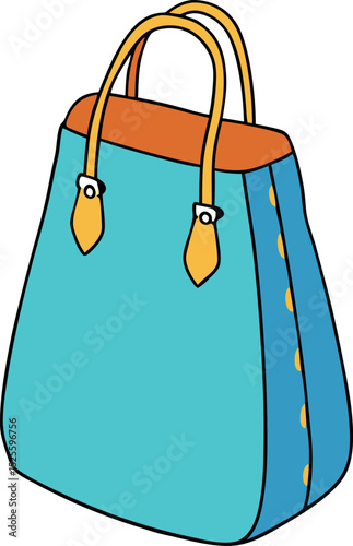 Blue Handbag Icon

