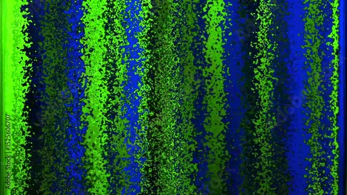 Abstract background featuring textured vertical stripes of blue and green colors.