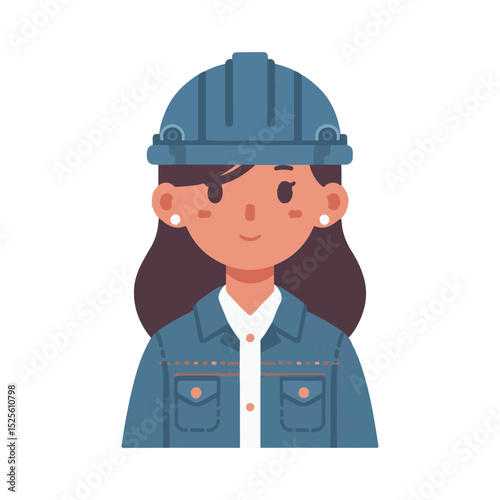 
illustration design of an engineer technician