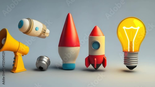 A collection of items placed close together, suitable for representing diversity or assortment