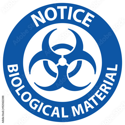 Caution Biohazard Label, Biohazard Sharps. Biohazard sign, logo, badge, icon, sticker, label, emblem, stamp, symbol, black, line, flat vector, isolated illustration.