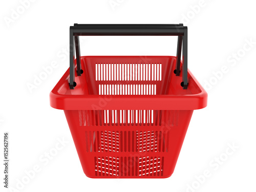 shopping basket market shop isolated in transparend background PNG photo