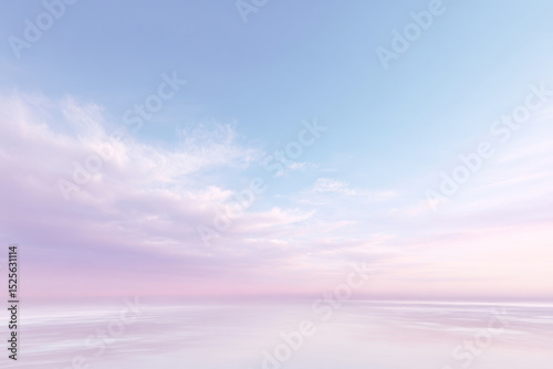 serene sky gradient featuring soft shades of blue pink and violet