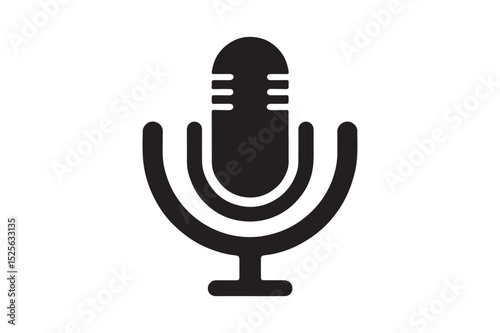 Studio Microphone Podcast Icon