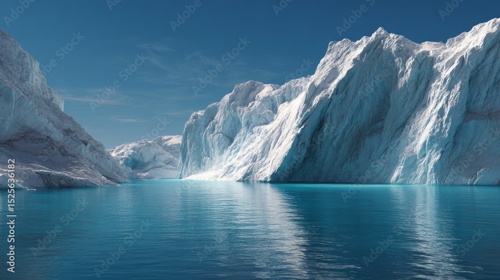 custom made wallpaper toronto digitalA majestic glacial landscape with a clear blue lagoon.