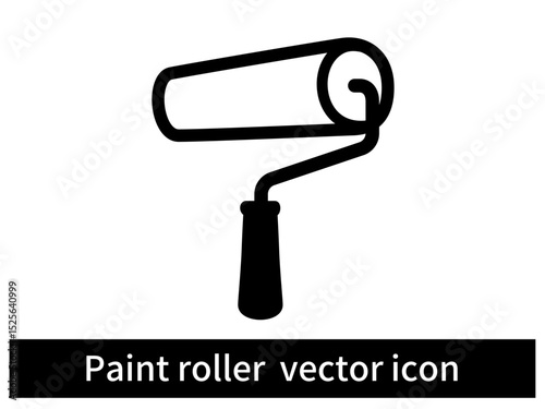 Paint roller vector icon  2