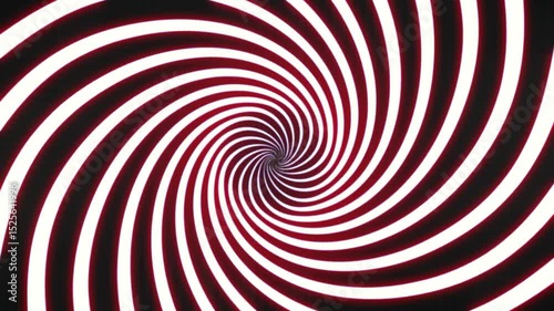 Abstract circular spiral motion hypnotic lines rotating overlay effect seamless looped background for video editing trippy effect and optical illusion 4k professional video