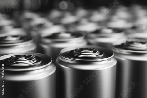Battery cells in an industrial setting, showing the assembly line and technology used for production.