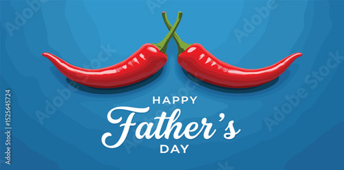 Happy Father's Day restaurant Concept. Father symbol shape with plate and spoon concept for restaurant and food brand for father's day. Restaurant and fast food Father's day concept.