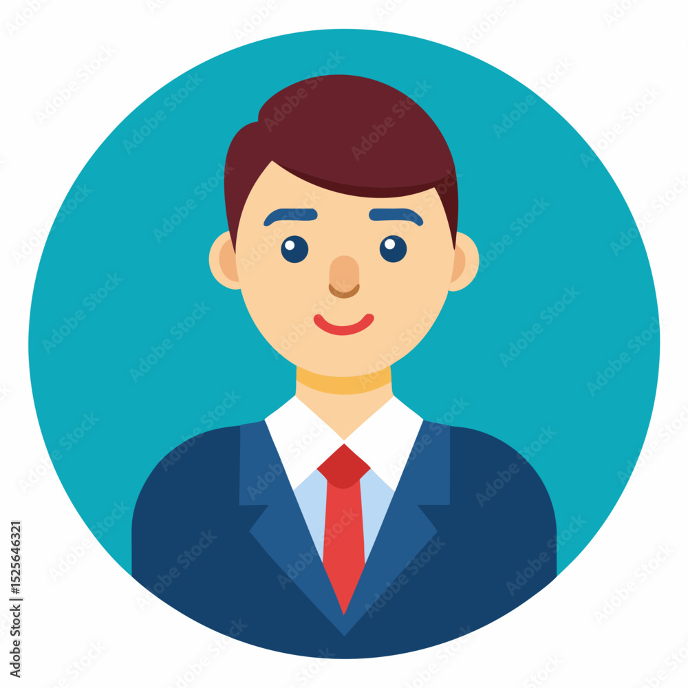 Professional businessman avatar, clean cutout, transparent background Professional businessman avatar, clean cutout, transparent background