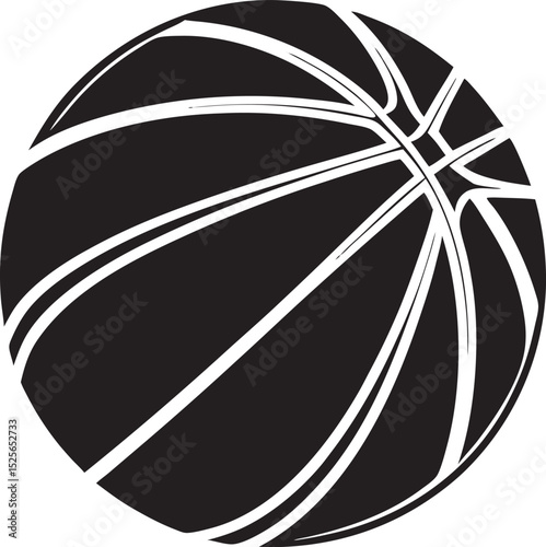 basketball icon, Vector illustration on a white