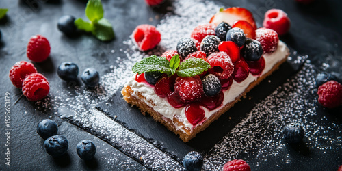 Torta con frutti di bosco