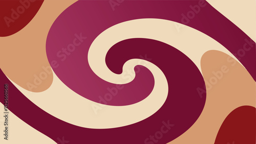 Abstract swirl design with earth tone colors suitable for various design projects