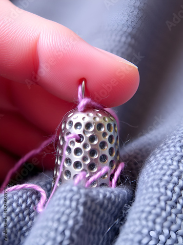 Needle and thimble