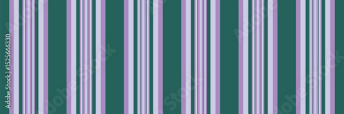 Layout textile vertical pattern, formal stripe lines seamless. Curve vector fabric texture background in violet and teal colors.