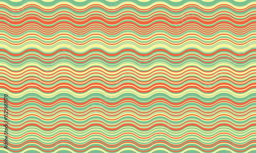 Abstract wavy stripes background in pastel colors.  Perfect for website banners, social media posts, textile design, or any project needing a calming, retro vibe.