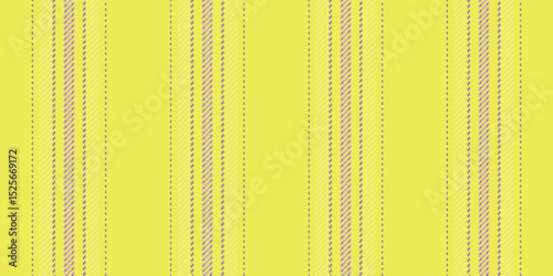Dingdom vertical stripe background, fibre pattern texture vector. Ione seamless lines fabric textile in lime and glossy gold colors.
