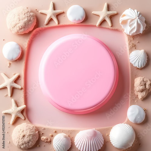 Beach-Inspired Pink Soap Tray Perfect for Summer Decor

