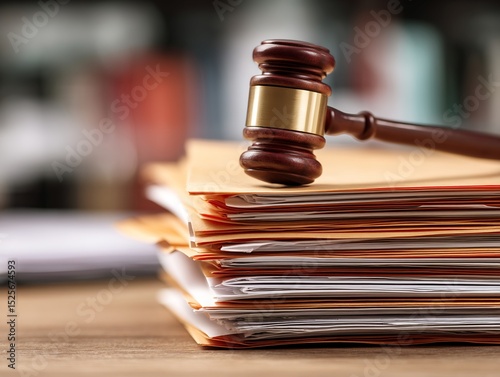 Gavel on Stack of Legal Documents