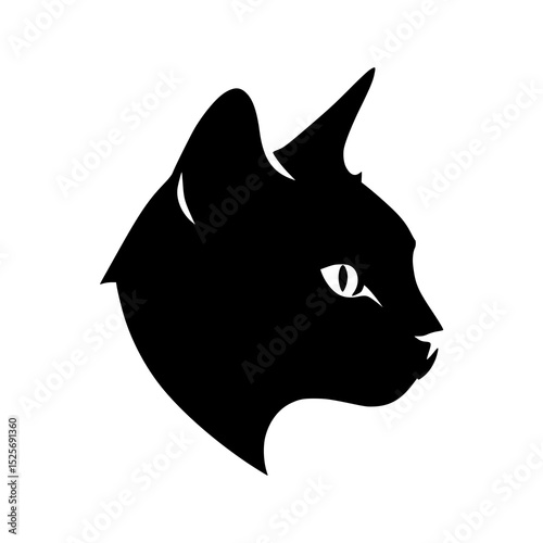 black cat head