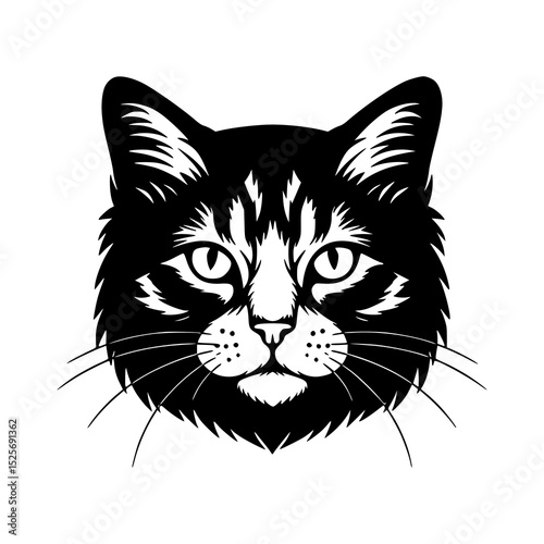 vector illustration of a cat