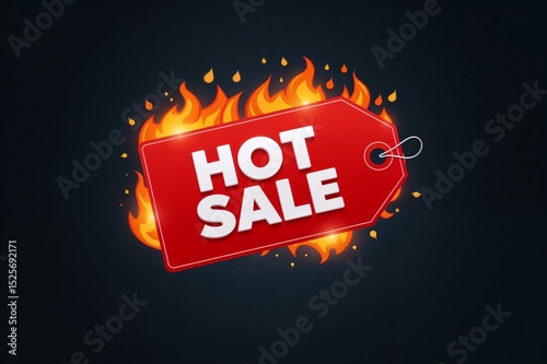 Dynamic hot sale price tag illustration