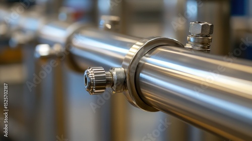 Stainless steel pipeline system transferring pharmaceutical fluids between processing stations