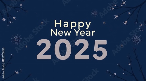 Happy New Year 2025 Graphic.