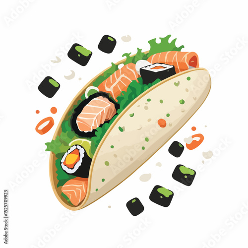 Sushi Taco Fusion Logo