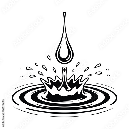 water drop splash