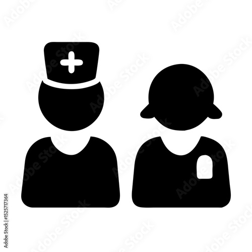 Doctor and Nurse Working Together in a Healthcare Setting During Daytime Hours