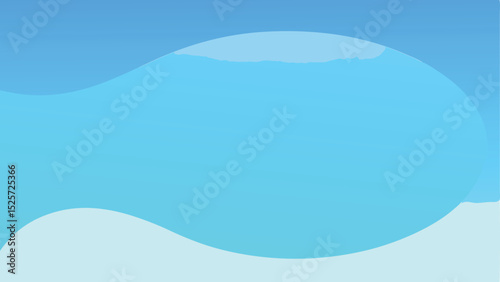 Abstract gradient blue background with smooth curves suitable for modern designs