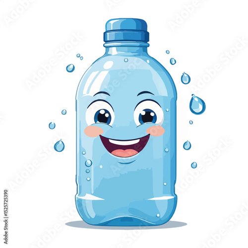 Cute Water Bottle Icon