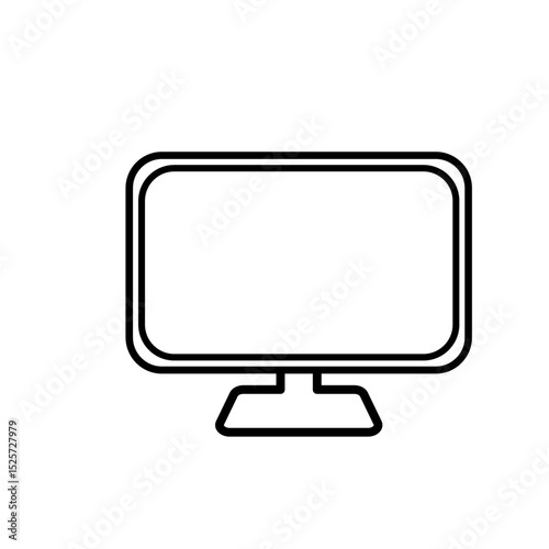 シンプルなパソコンのアイコン