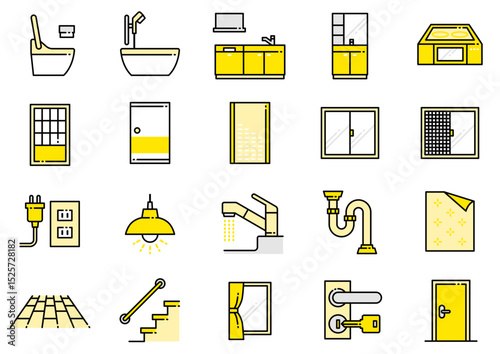 リフォームアイコン09　Renovation icons