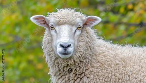In the picturesque countryside of Extremadura, Merino sheep roam freely, embracing the serene beauty of their surroundings as they graze peacefully in the background