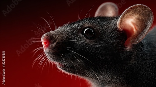 rat in a red