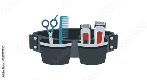 Barber Tools Belt Professional Hair Cutting Kit
