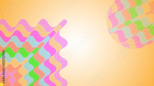 modern Colorful Triangles Pink Background,  Colorful piece of paper with a blue red and pink swirl. A lively geometric summer background with warm summer colors, Abstract gradient of blue triangles