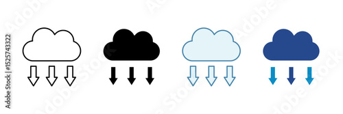 Sequestration Icon Set Multiple Style Collection