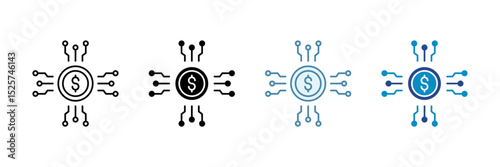 Defi Icon Set Multiple Style Collection